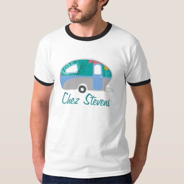 Camiseta Vintage Retro Personalizada do Proprietár (Frente)