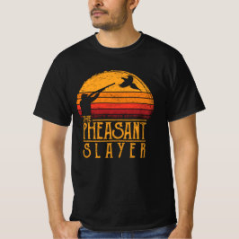 Camiseta Vintage Retro Pheasant Hunting Pheasant Slayer