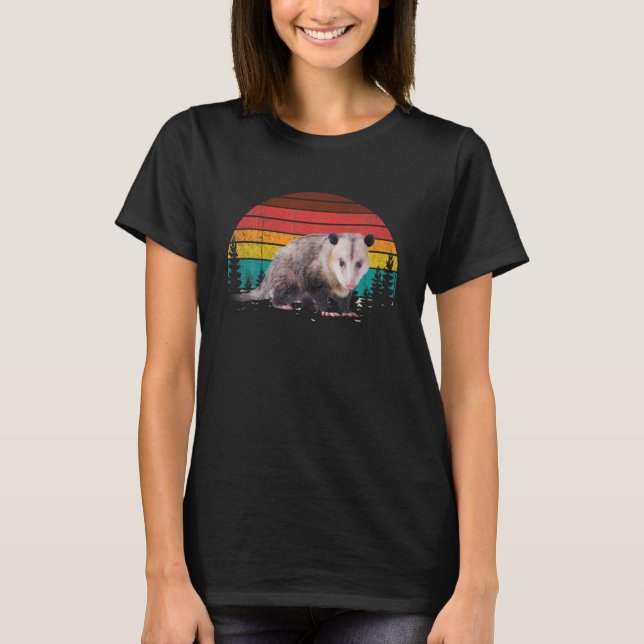 Camiseta Vintage Retro Possum Lovers (Frente)