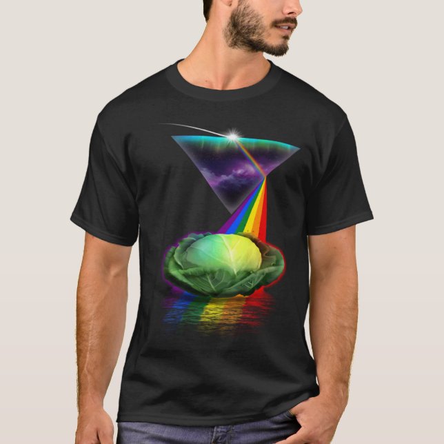Camiseta Vintage Retro Prism Cabbage (Frente)