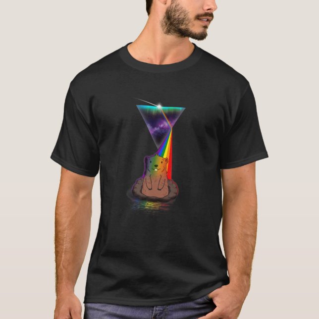 Camiseta Vintage Retro Prism Groundhog (Frente)
