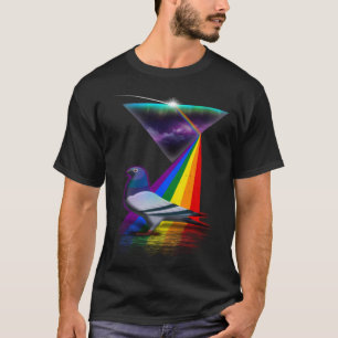Camiseta Vintage Retro Prism Pigeon