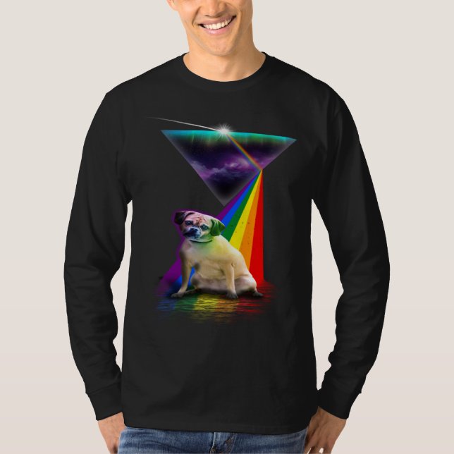 Camiseta Vintage Retro Prism Puggle (Frente)