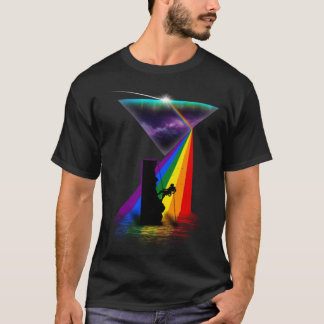 Camiseta Vintage Retro Prism Rock Escalando