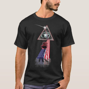 Camiseta Vintage Retro Prism Sindical dos EUA