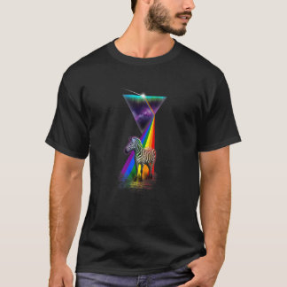 Camiseta Vintage Retro Prism Zebra