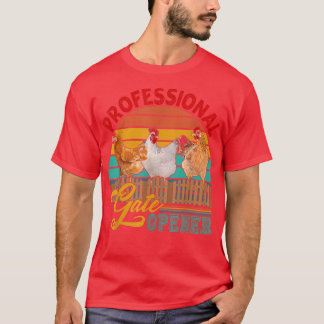 Camiseta Vintage Retro Professional Gate Opener Três Pintin