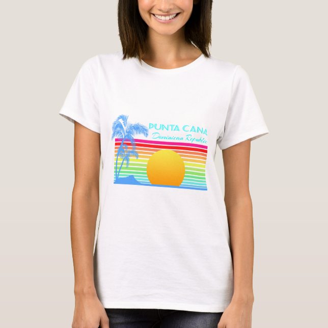 Camiseta Vintage Retro Punta Cana (Frente)
