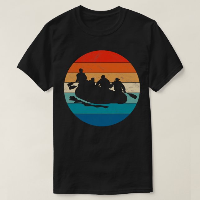 Camiseta Vintage Retro Rafting (Frente do Design)