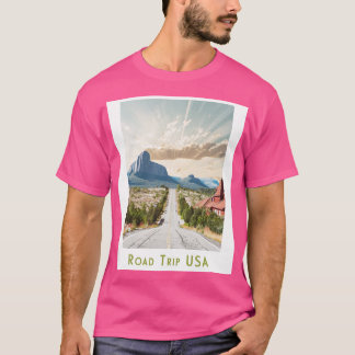 Camiseta Vintage Retro Road Trip USA Nevada Poster