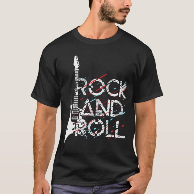 Camiseta Vintage Retro Rock And Roll Children (Frente)