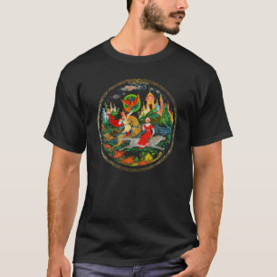 Camiseta Vintage Retro Russo Fairy Tale Fantasy Colorido