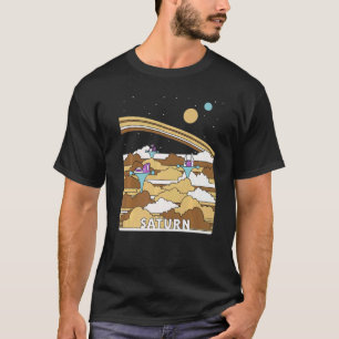 Camiseta Vintage Retro Saturn National Park Saturn Rings L