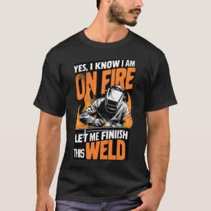 Camiseta Vintage retro soldadura - Sim, Sei Que Estou Em Fo