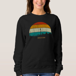 Camiseta Vintage Retro Style Alemanha skyline cityscape Düs