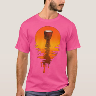 Camiseta Vintage Retro Style Djembe Drum