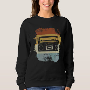 Camiseta Vintage Retro Style Ghetto Blaster Cassette