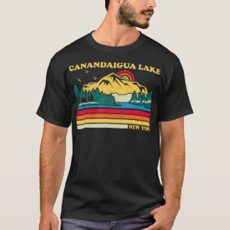 Camiseta Vintage Retro Style New York Canandaigua Lake