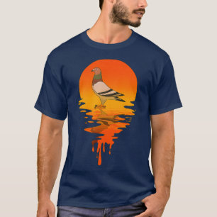 Camiseta Vintage Retro Style Pigeon