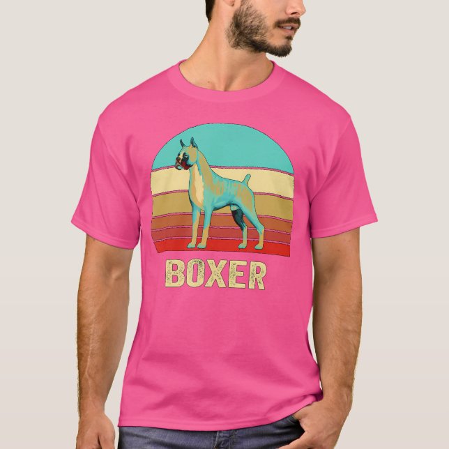 Camiseta Vintage Retro Style Sunset Boxer (Frente)
