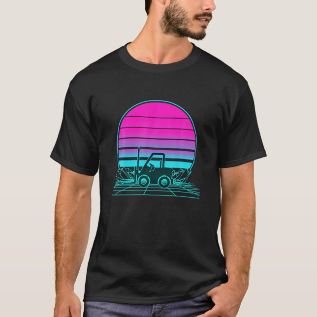 Camiseta Vintage Retro Sunset (Frente)