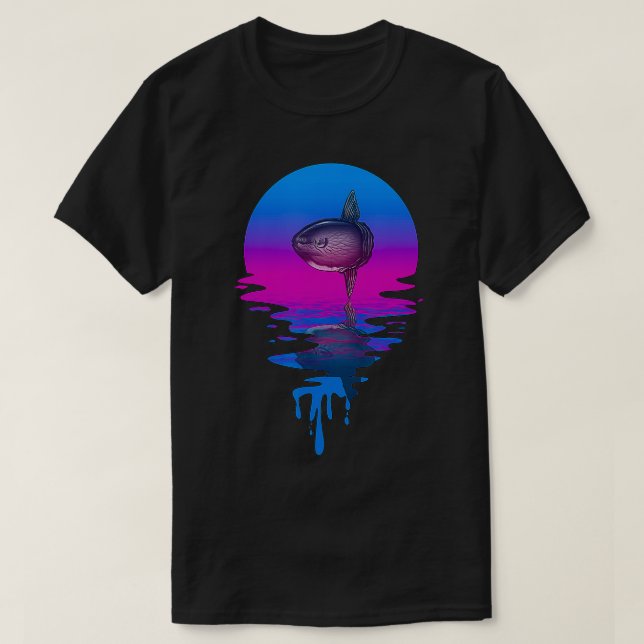 Camiseta Vintage Retro Sunset (Frente do Design)