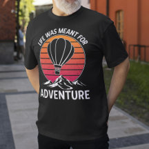 Vintage Retro Sunset, Balão de Ar Quente