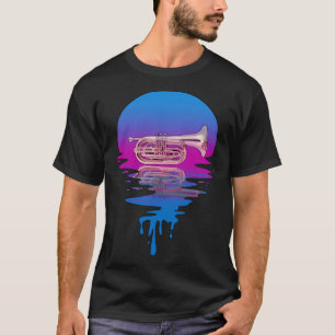 Camiseta Vintage Retro Sunset Baritone