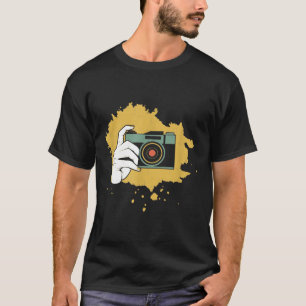 Camiseta Vintage Retro Sunset Camera Fotógrafo Gift Wome