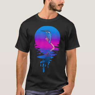 Camiseta Vintage Retro Sunset Kingfisher