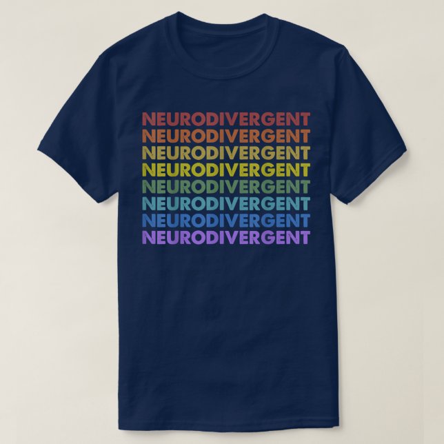 Camiseta Vintage Retro Sunset Neurodivergente (Frente do Design)