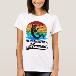 Camiseta Vintage Retro Sunset Preferencialmentes É Uma Sere