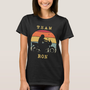 Camiseta Vintage Retro Sunset Ron Motorcycle Bikle