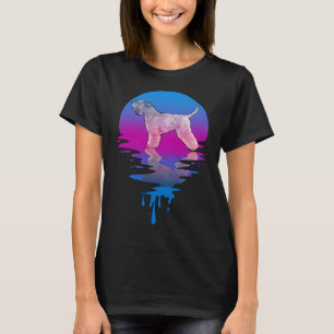Camiseta Vintage Retro Sunset Soft Coated Wheaten Terrier