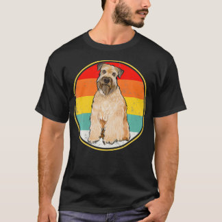 Camiseta Vintage Retro Sunset Soft Coated Wheaten Terrier D