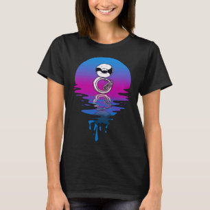 Camiseta Vintage Retro Sunset Sousaphone Tuba