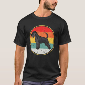 Camiseta Vintage Retro Sunset Standard Schnauzer