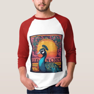Camiseta Vintage Retro Sunset T Shirt - Legal Peacock Baby