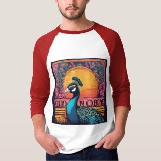 Camiseta Vintage Retro Sunset T Shirt - Legal Peacock Baby