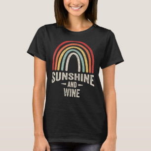Camiseta Vintage Retro Sunshine E Bebendo De Álcool De Vinh