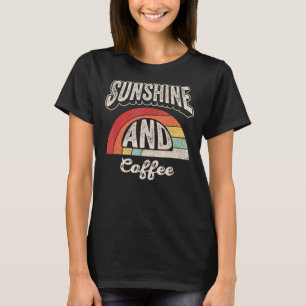 Camiseta Vintage Retro Sunshine E Café Verão 1