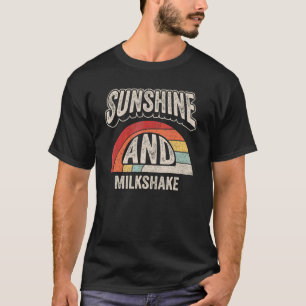 Camiseta Vintage Retro Sunshine E Leite De Milho Verão