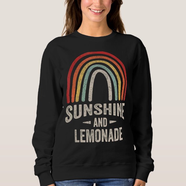 Camiseta Vintage Retro Sunshine E Lemonade Summer 5 (Frente)
