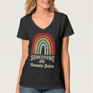 Camiseta Vintage Retro Sunshine E Tomate Juice Summer