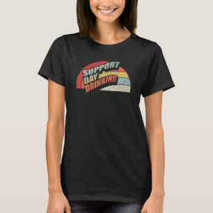 Camiseta Vintage Retro Support Day Álcool Whiskey