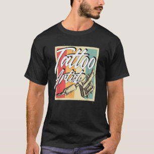 Camiseta Vintage Retro Tatuagem Artista Estilo Clássico Tat