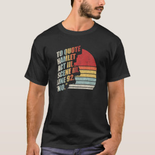 Camiseta Vintage Retro to Cote Hamlet Literading
