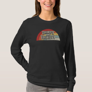 Camiseta Vintage Retro Trinta E Sede aniversário de 30 anos