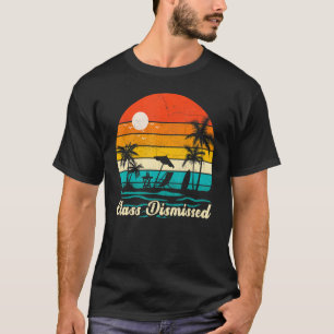 Camiseta Vintage Retro Último Dia Da Classe Escolar Despedi