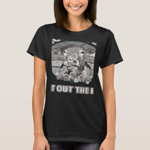 Camiseta Vintage Retro Vaca Pun Moo Floral Heifer Farmer 1